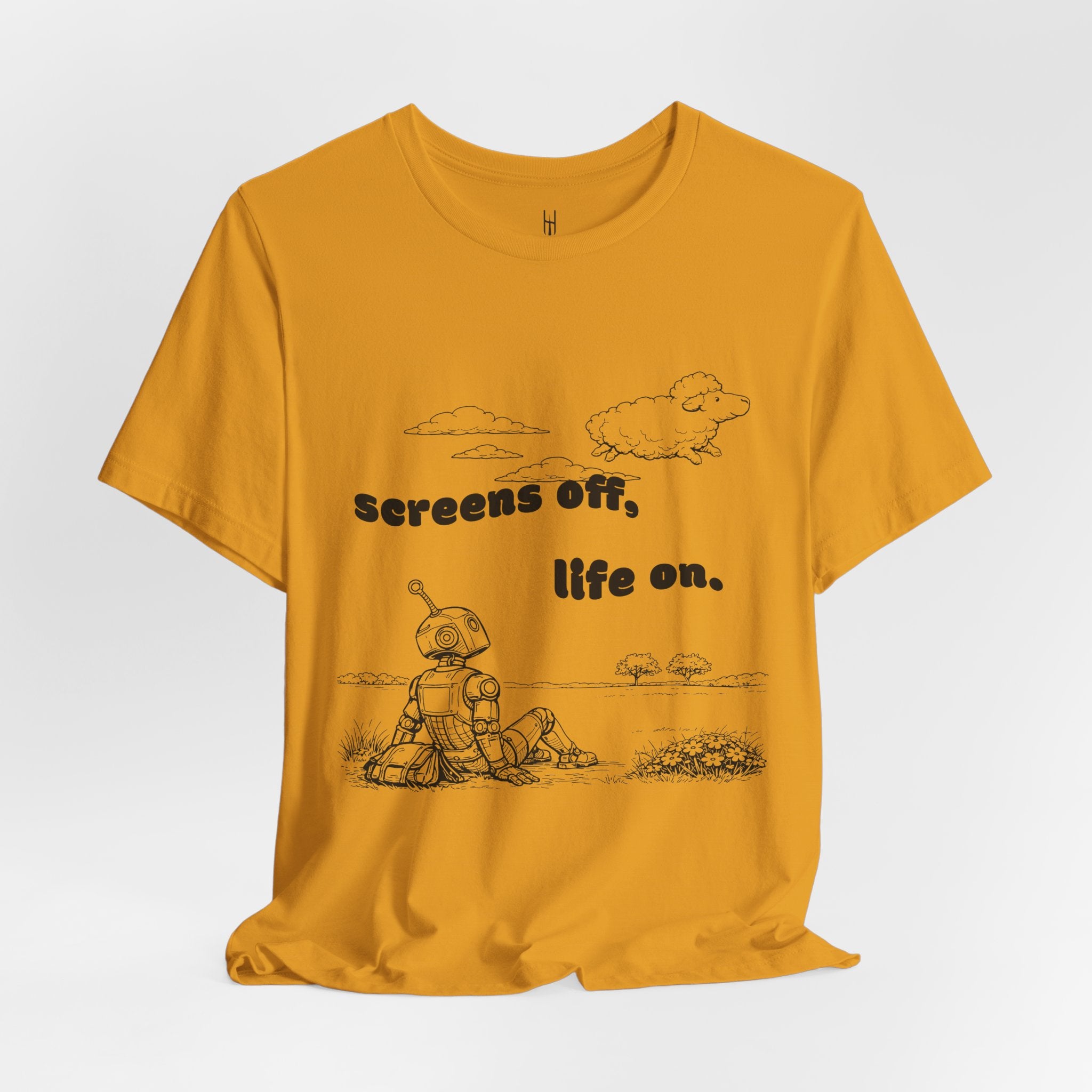 The Analog Observer: "Screens Off, Life On" Retro Tee