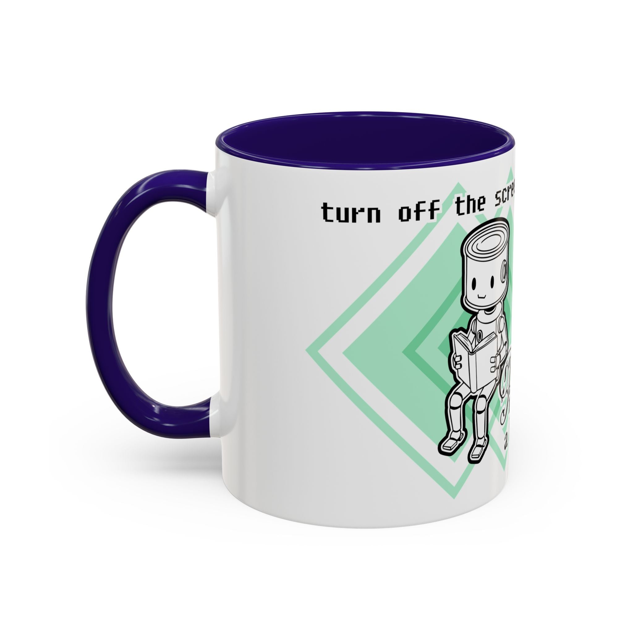 The Analog Observer: "Pick Up a Book" Accent Mug