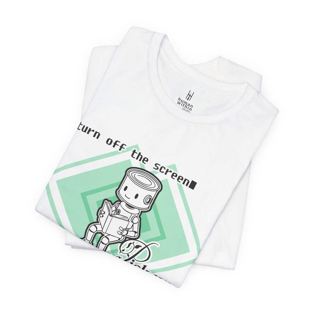 The Analog Observer: "Pick Up a Book" Robot Tee