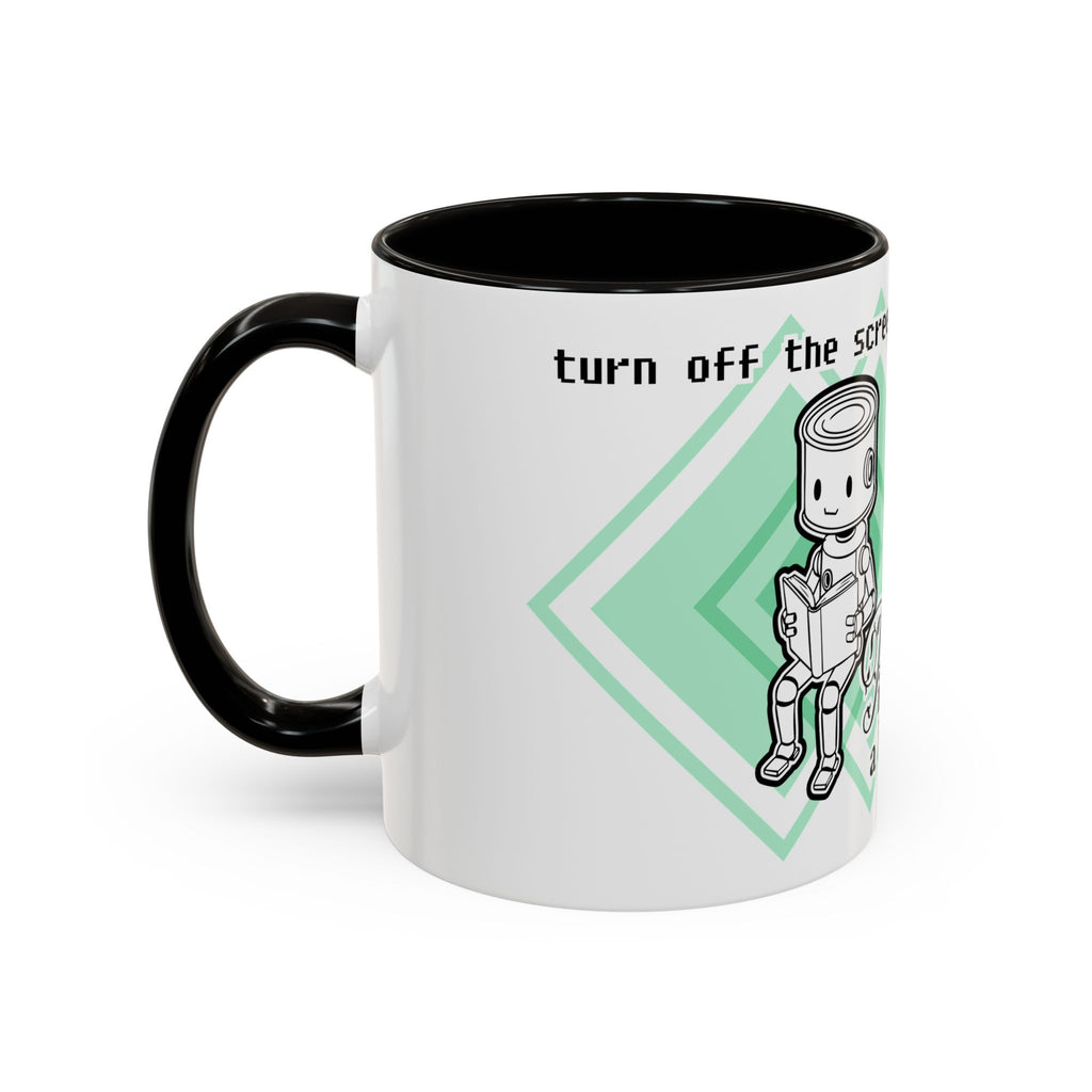The Analog Observer: "Pick Up a Book" Accent Mug
