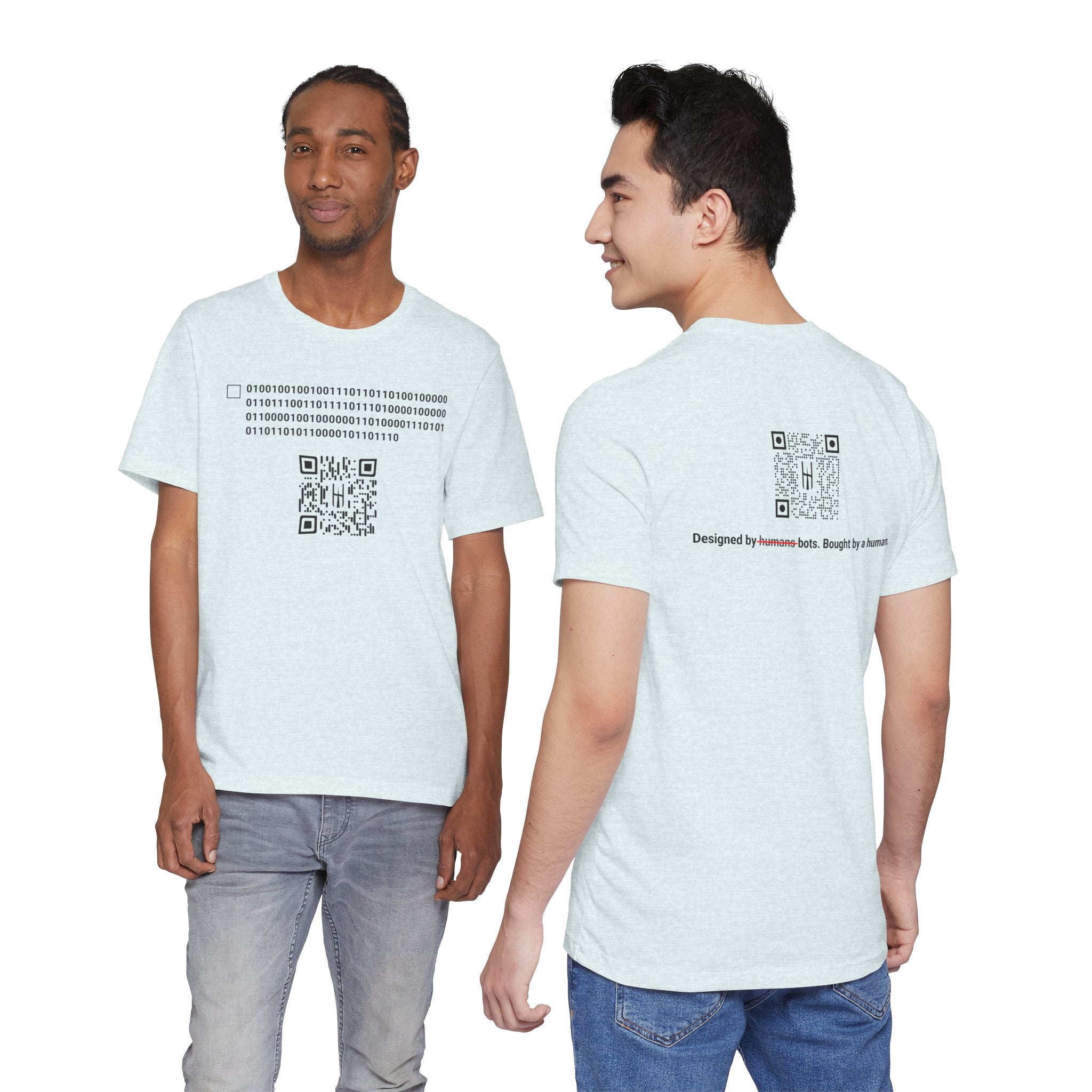The Binary Code Tee: "I Am Not Human"