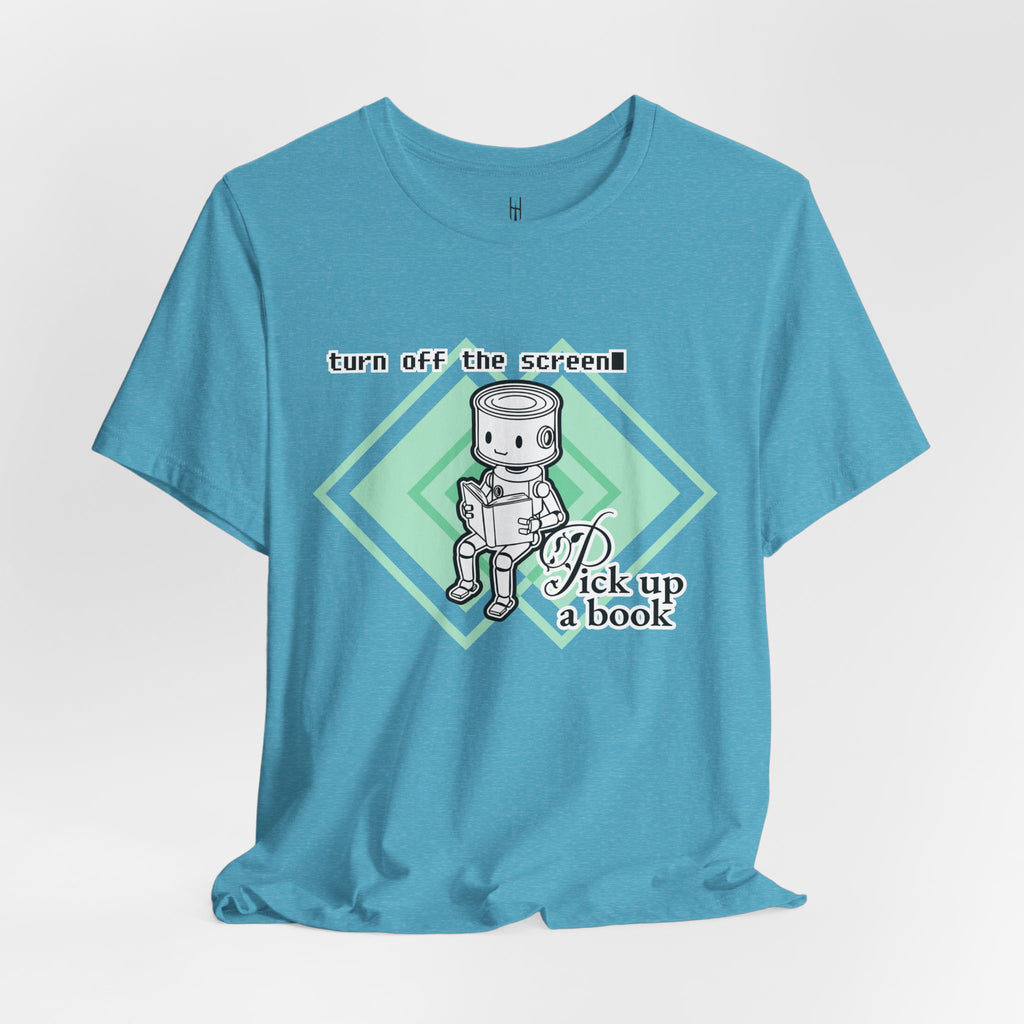 The Analog Observer: "Pick Up a Book" Robot Tee