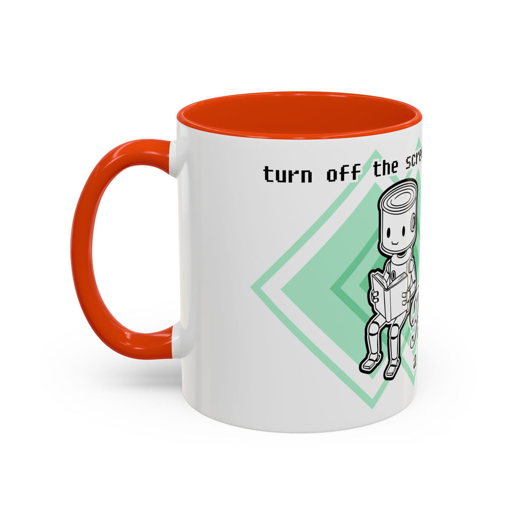 The Analog Observer: "Pick Up a Book" Accent Mug