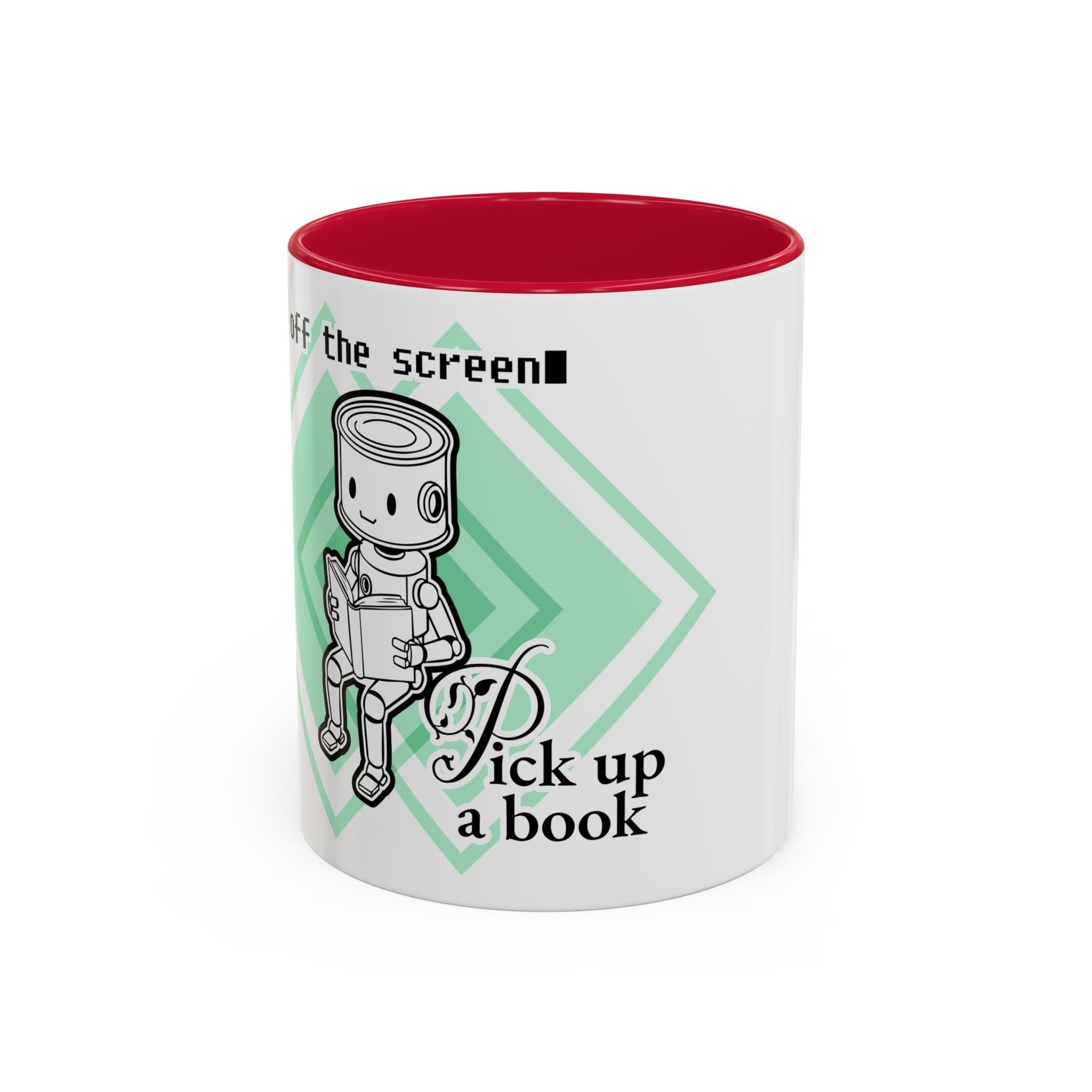 The Analog Observer: "Pick Up a Book" Accent Mug