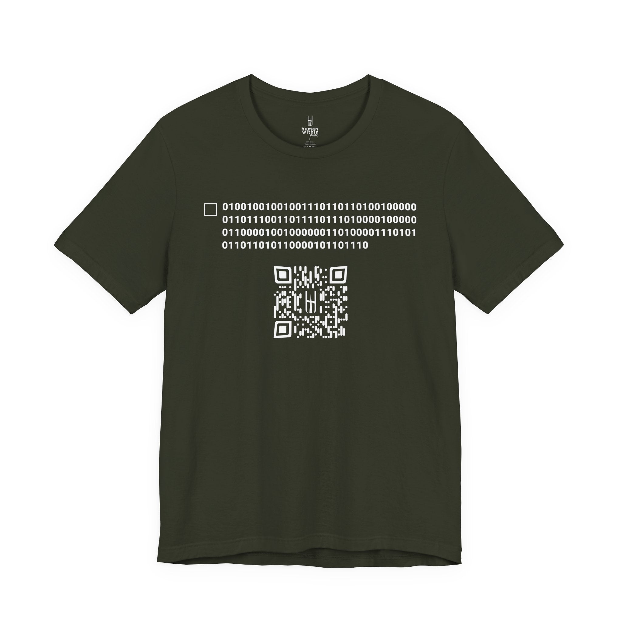The Binary Code Tee: "I Am Not Human"