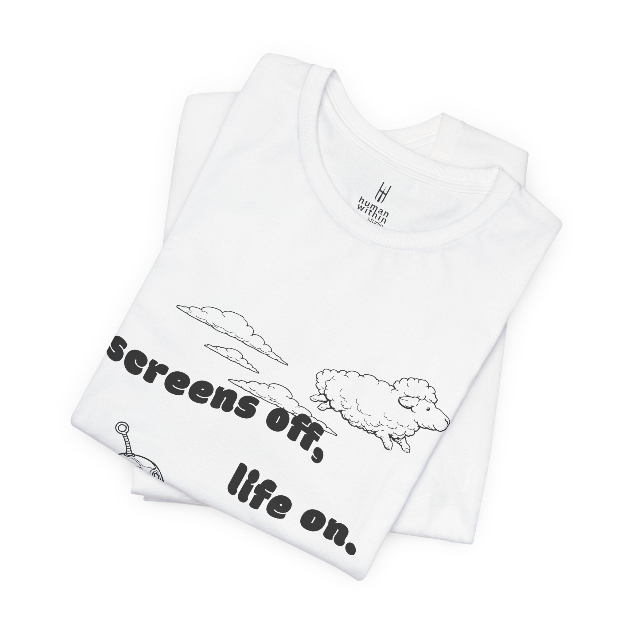 The Analog Observer: "Screens Off, Life On" Retro Tee