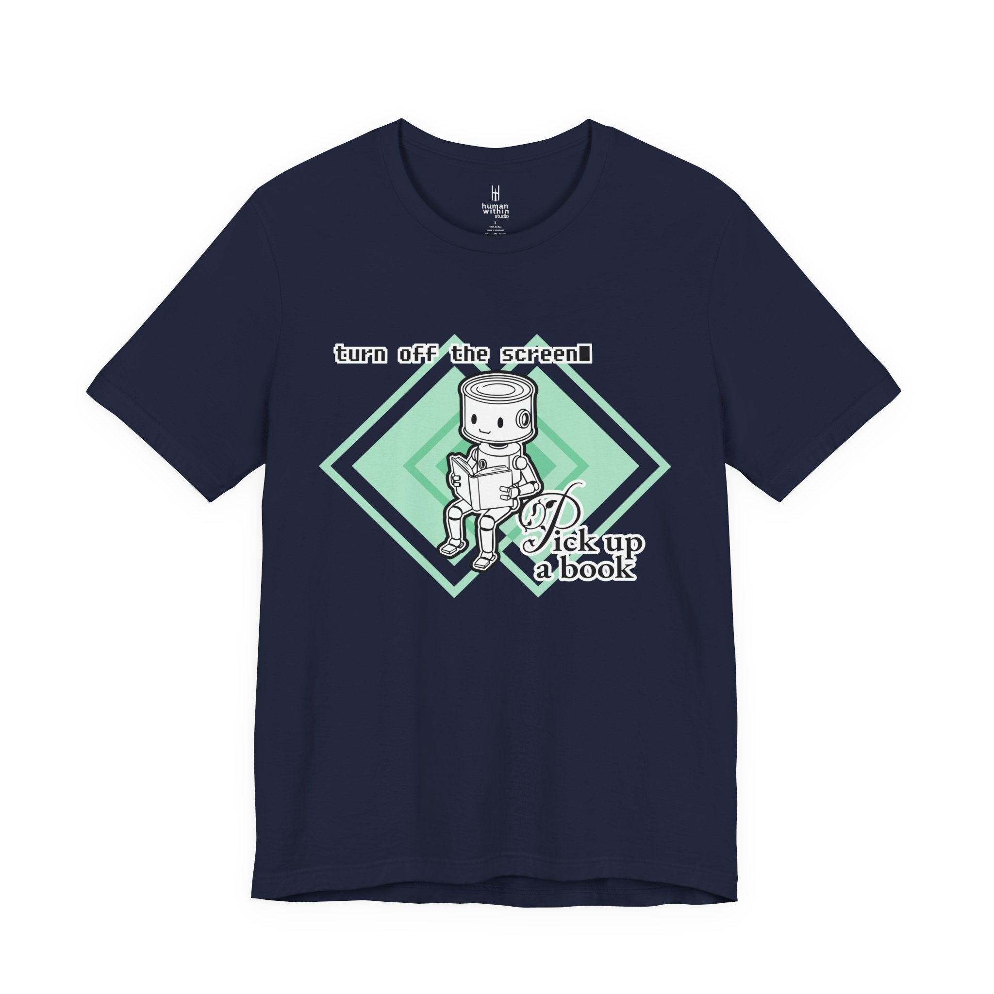 The Analog Observer: "Pick Up a Book" Robot Tee
