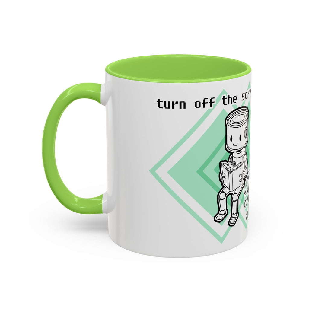 The Analog Observer: "Pick Up a Book" Accent Mug