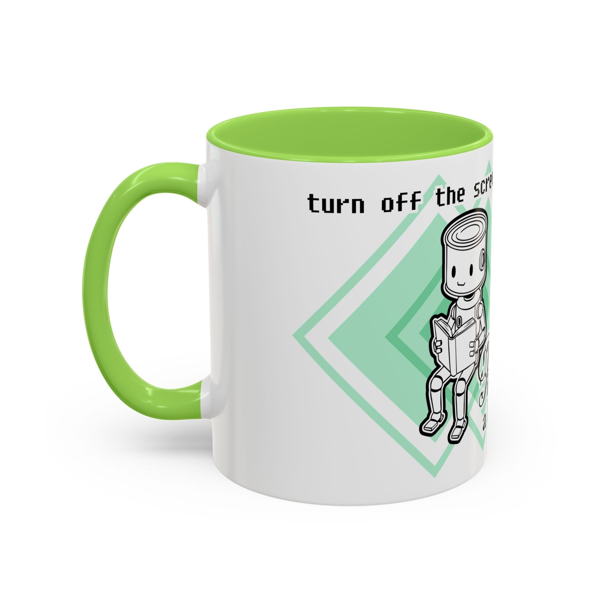 The Analog Observer: "Pick Up a Book" Accent Mug