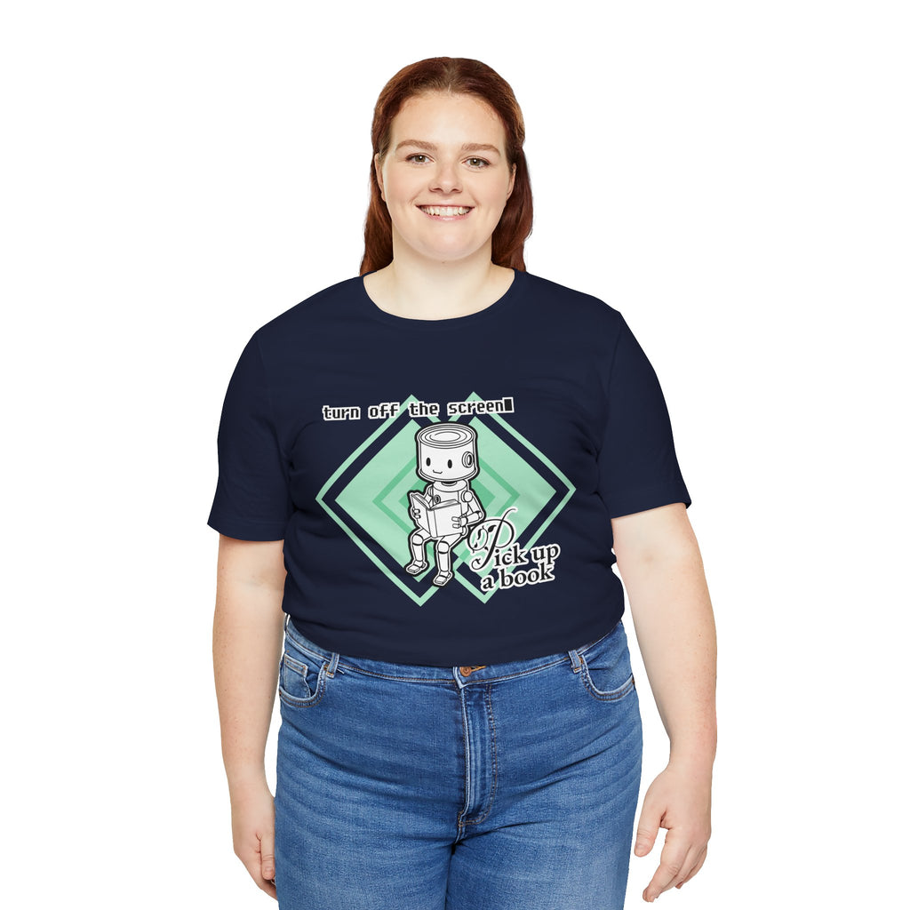 The Analog Observer: "Pick Up a Book" Robot Tee