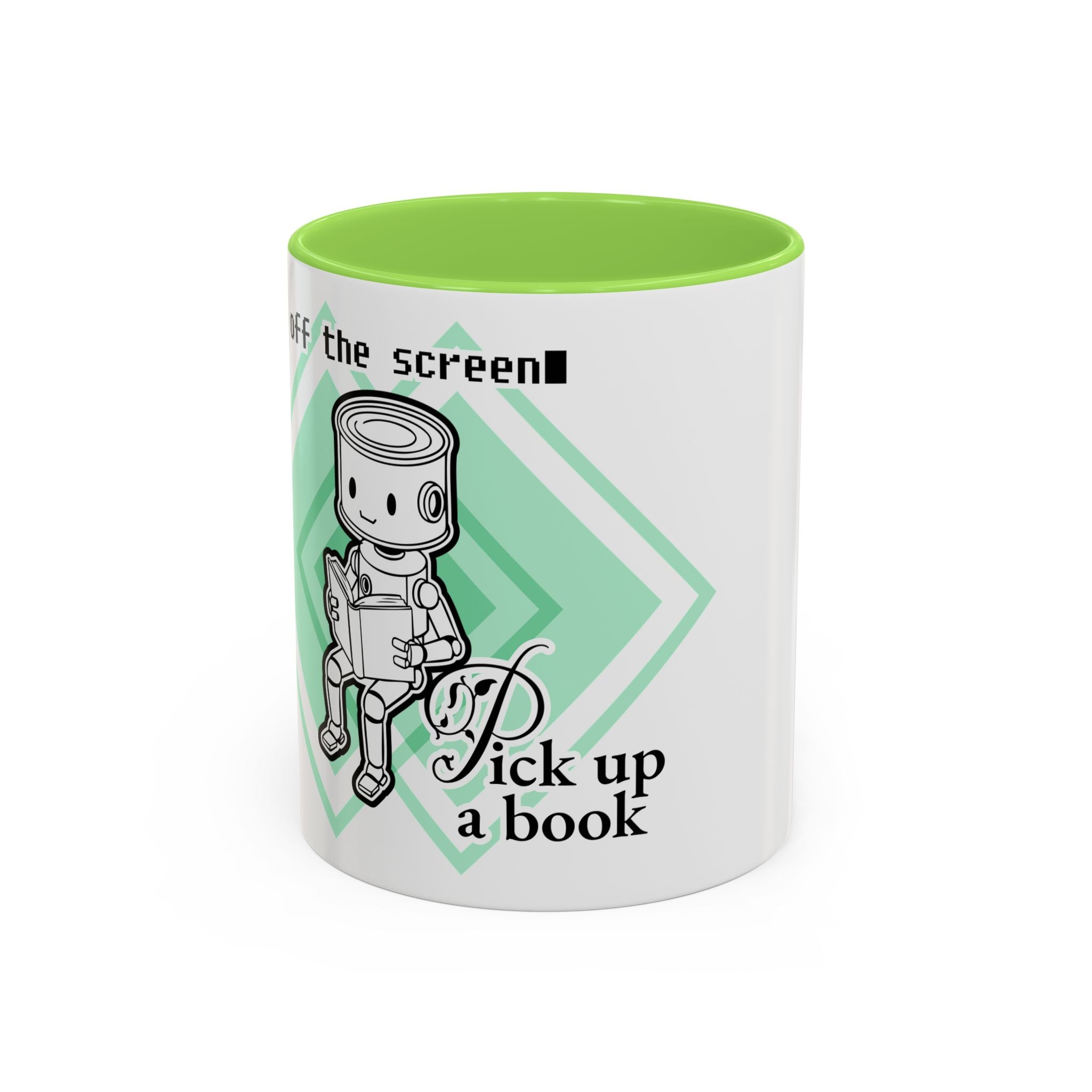 The Analog Observer: "Pick Up a Book" Accent Mug