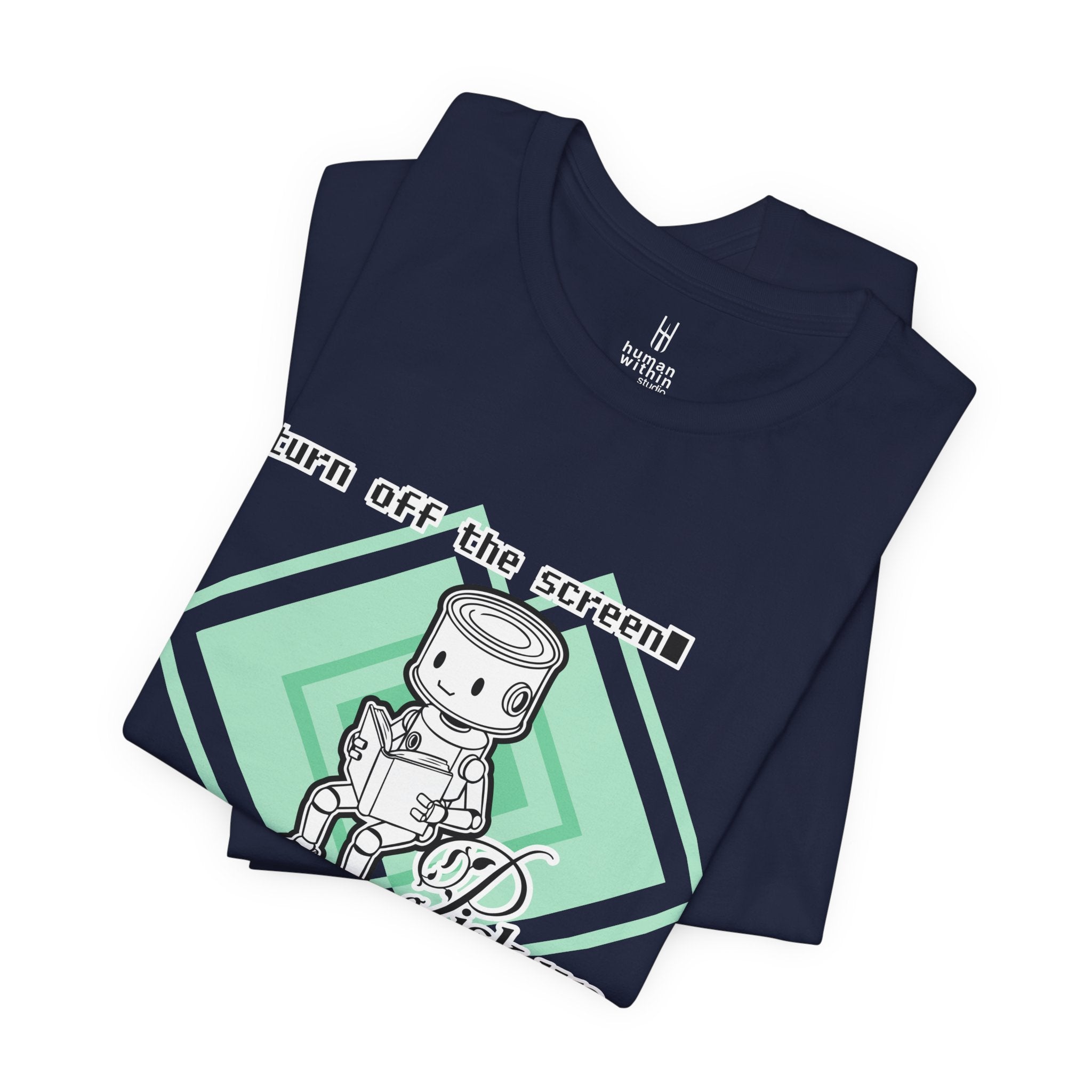 The Analog Observer: "Pick Up a Book" Robot Tee